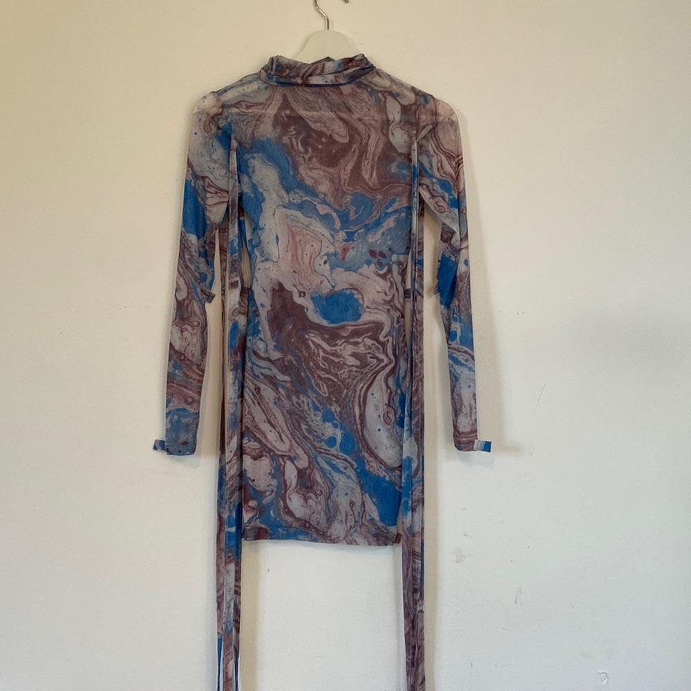 Mesh Mini Dress
